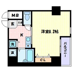 みなと元町駅 徒歩1分 9階の物件間取画像